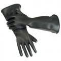 Polyco Chemprotec SC104 Gauntlet Black rubber Glove Size 10 400mm ( 16 inches)