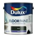 Dulux Floor Paint Satin Black Tough and Scratch Resistant Quick drying 2.5 Liter