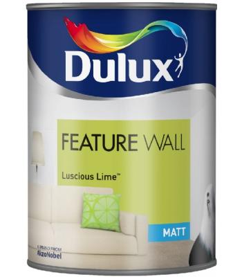 Dulux Paint Feature Wall Matt Emulsion 11 Colours Urban Obsession 1.25 Liter