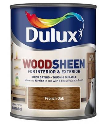 Dulux woodsheen Interior and Exterior Wood Stains and Varnish French Oak 250ml