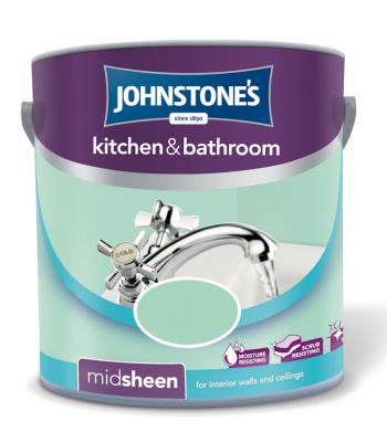 Johnstone's Kitchen and Bathroom Emulsion Midsheen 2.5 Litre
