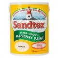 Sandtex Ultra Smooth Masonry Paint Microseal Technology 5 Litre Magnolia