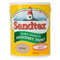 Sandtex Ultra Smooth  Masonry Paint Microseal Technology 5 Litre Mid Stone