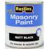 Rustins Quick Dry Masonry Paint Low Odour available in 4 Colours 250 ml Matt Finish