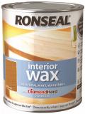 Ronseal Interior Wax Natural Matt with Hard Diamond protection 750 ml 8 Colours