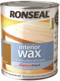 Ronseal Interior Wax Natural Matt with Hard Diamond protection 750 ml 8 Colours