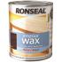 Ronseal Interior Wax Natural Matt with Hard Diamond protection 750 ml 8 Colours