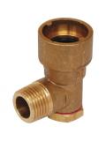 Gas cooker hose bayonet socket elbow 