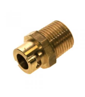 Micro point socket for main gas cooker hose connector straight