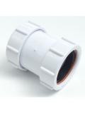 Waste Pipe Fittings Compression fitting 40 mm white 