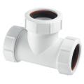 Waste Pipe Fittings Compression fitting 40 mm white 