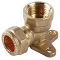 Compression Fitting Wall plate 15mm