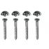 Securit S6793 Chrome Head Mirror Screws 32mm pck of 4