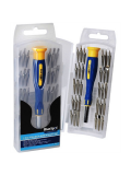 Blue-Spot Soft Grip 31 Piece Precision Screw Driver Set With bits Storage