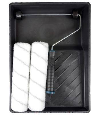 Paint Roller Set With 2 Sleeves Harris Taskmaster Woven Fabric 