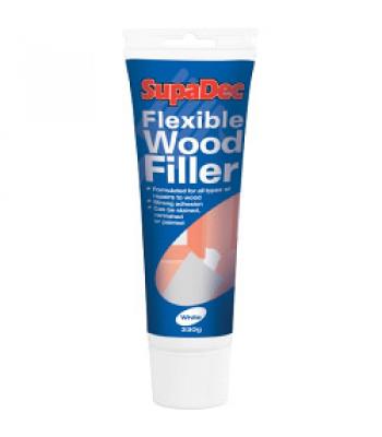 Supadec Flexible Ready Mix Wood Filler White 330g