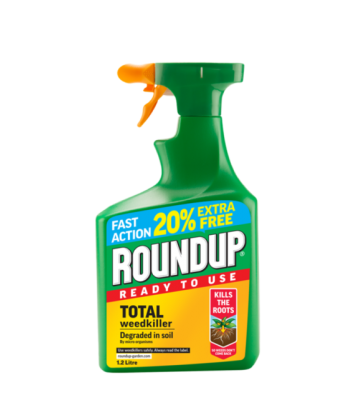 Fast Action Roundup Weedkiller 1 Litre 20% Extra Free Ready to use Kills the roots
