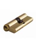Euro Profile Cylinder Lock Solid Brass 70 mm 30 x10 x 30 mm Polished Brass