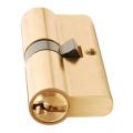Euro Profile Cylinder Lock Solid Brass 70 mm 30 x10 x 30 mm Polished Brass