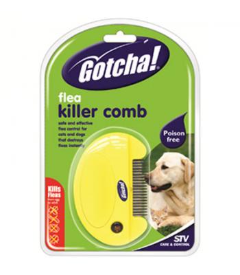 STV Gotcha Flea Killer Comb + 2 Free "AAA"Batteries