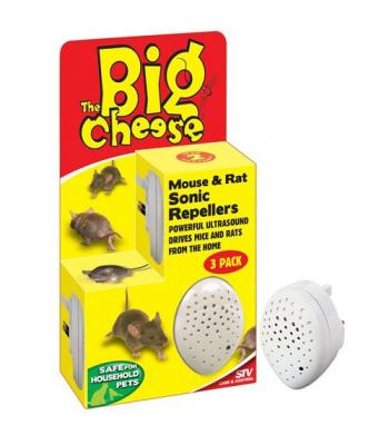 STV The Big Cheese Sonic  mouse Repellers 3 Pack