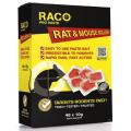 Raco Pro Paste Rat and Mouse Killer Targets Rodents Fast 48 x 10 gram Sachets