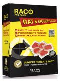 Raco Pro Paste Rat and Mouse Killer Targets Rodents Fast 48 x 10 gram Sachets