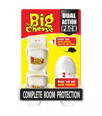 STV The Big Cheese Dual Action Pack Mouse repeller and trap