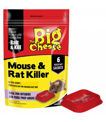 STV The Big Cheese Mouse & Rat Killer 6 Sachets